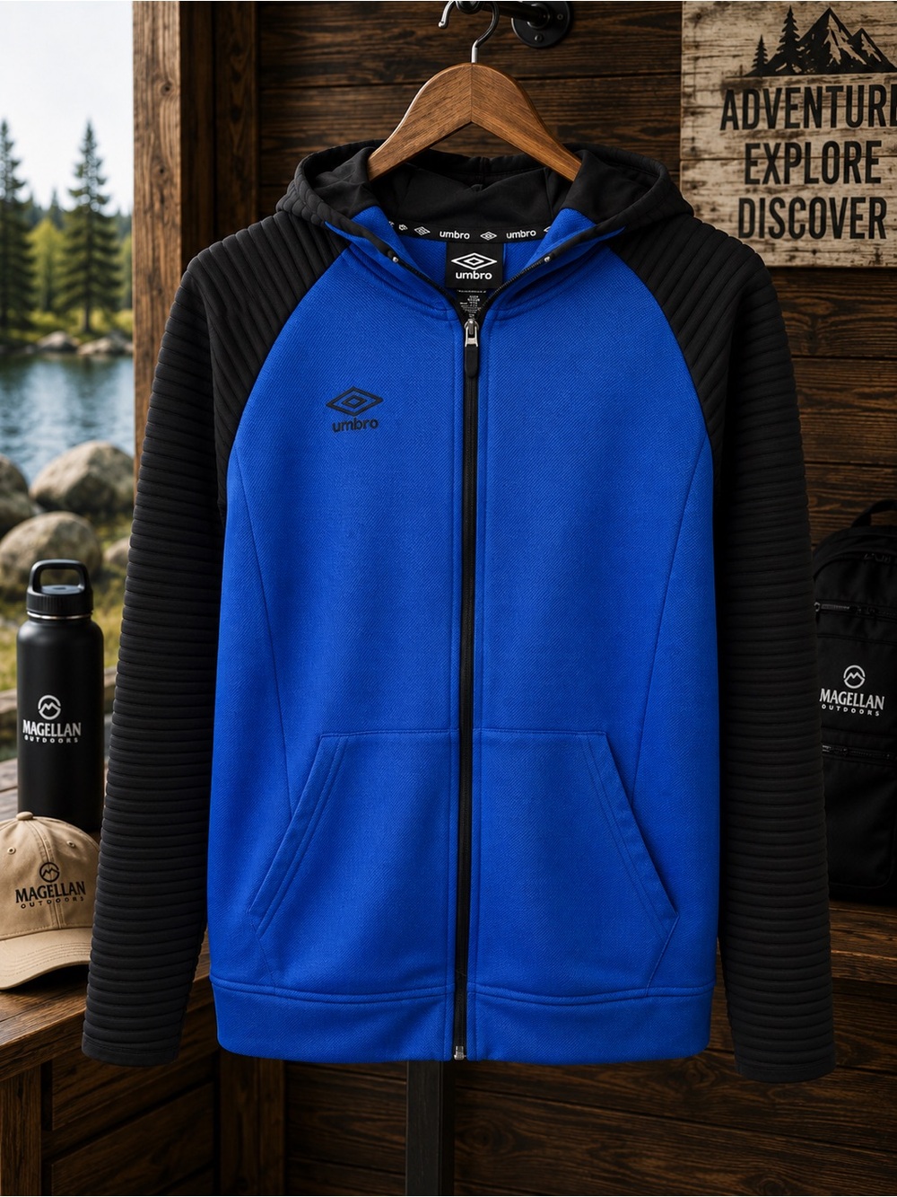 Boys Umbro Hooded Jacket